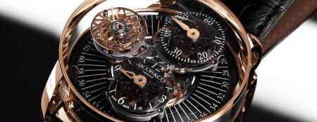 Jacob & Co. Astronomia Régulateur in rose gold with black dial and orbital tourbillon movement