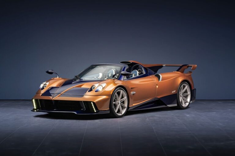 Pagani Huayra 70 Derecho in Pearl Orange and Blue livery