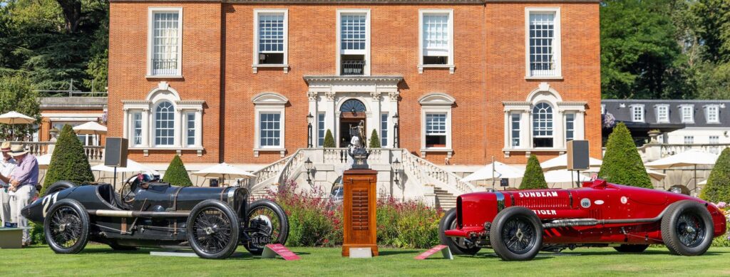 James Martin’s coachbuilt Alfa Romeo displayed at Woodcote Park during the Royal Automobile Club Concours