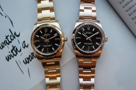 Rolex Oyster Perpetual 34 in Gold Finds the Quiet Side of Luxury Rolex Oyster Perpetual 34 in solid gold with lacquer dial and Oyster bracelet