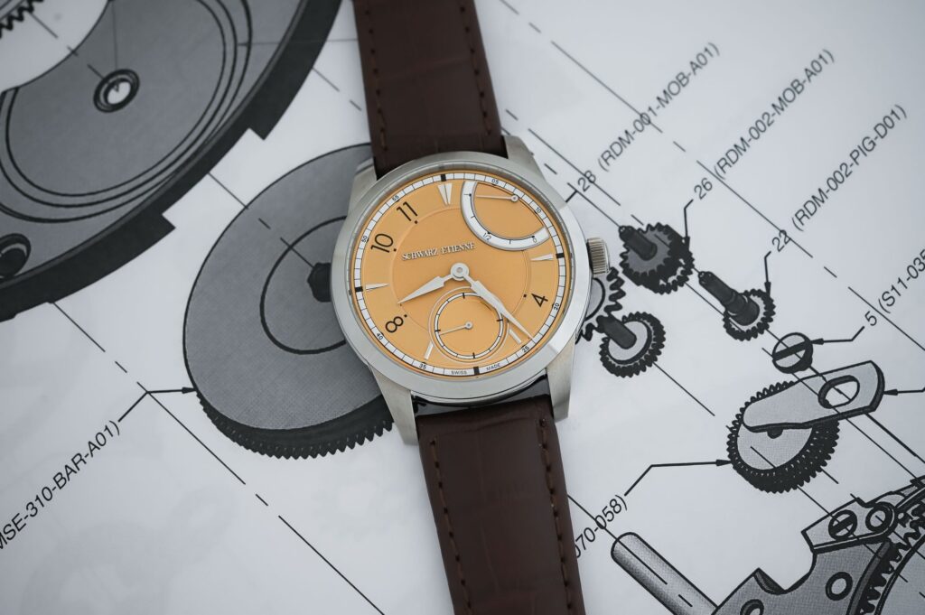 Inside Schwarz Etienne’s Quiet Rise as a Fully Integrated Indie Watchmaker Schwarz Etienne Synergy by Peter Speake watch with white architectural dial