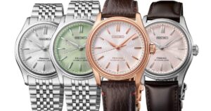 Seiko Presage Classic Series brings Tomioka silk inspiration to four 38 mm watches Seiko Presage Classic Series Tomioka silk inspired 38 mm watch