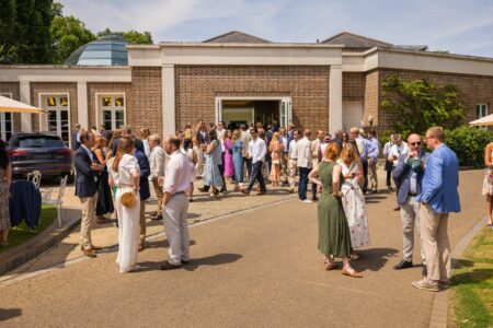 Guests attending the Summer Social at The Hurlingham Club