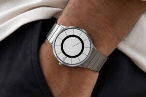 Titan Takes Its 5.7mm Edge UltraSlim Mechanical to GPHG 2026 Titan Edge UltraSlim Mechanical titanium watch with dual-disc display