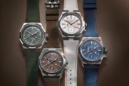 Vacheron Constantin watches displayed inside the 37 Old Bond Street boutique for the Explore All Possible Ways exhibition