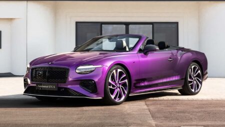 Bentley Marks 80 Years at Crewe With a One-Off Purple Continental GTC One-off Bentley Continental GTC in Supernova Purple Ombre celebrating 80 years of production at Crewe