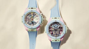 Hublot Big Bang Summer Multi-colored Ceramic watches in pastel pink, mint green and sky blue