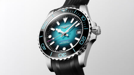 Longines HydroConquest Commonwealth Games 2026 limited edition watch with turquoise gradient dial
