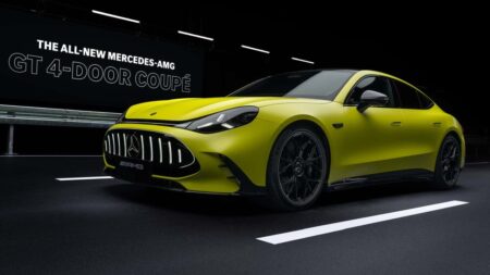 Mercedes-AMG’s Electric GT 4-Door Raises an Awkward Question Lightly camouflaged Mercedes-AMG GT 4-Door Coupe EV prototype testing