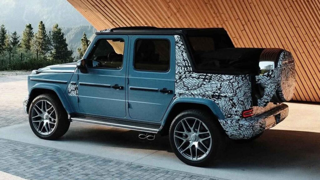 Mercedes Shows the New G-Class Cabriolet With a Soft Top and Serious Presence Mercedes-Benz G-Class Cabriolet with folding soft top and rear roll bar