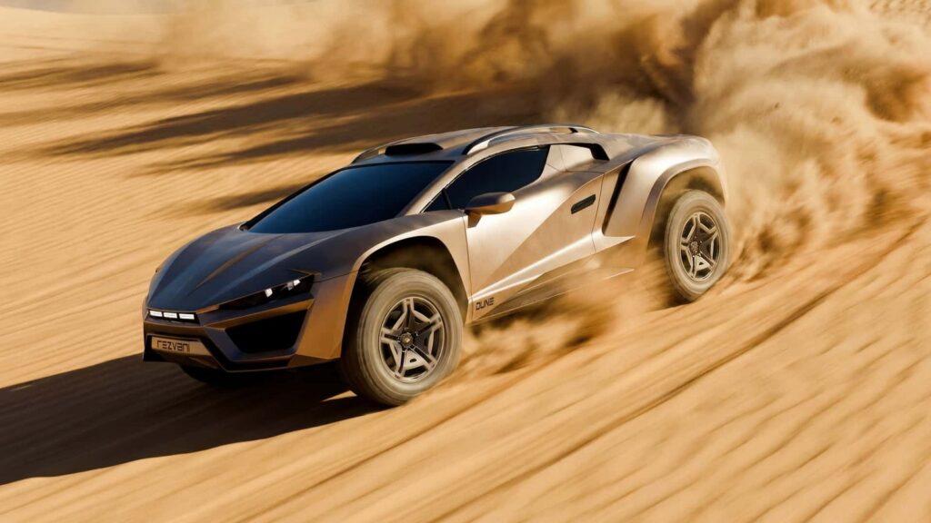Rezvani Dune off-road Lamborghini Huracan conversion with carbon widebody and all-terrain tyres