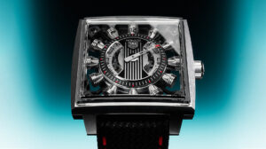 TAG Heuer Monaco Speed 12 limited edition watch with piston hour display