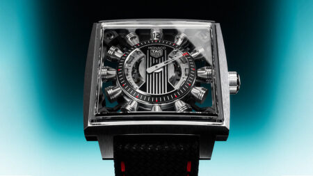 TAG Heuer Monaco Speed 12 limited edition watch with piston hour display