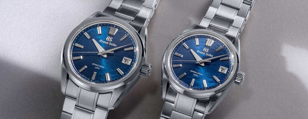 Grand Seiko Sharpens Evolution 9 With U.F.A. Spring Drive and a Better Bracelet Grand Seiko Evolution 9 watches with refreshed bracelets and nature-inspired dials