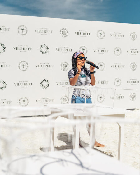 Sun Siyam Vilu Reef Invites Guests Into Coral Restoration in the Maldives Guests taking part in coral restoration at Sun Siyam Vilu Reef in the Maldives