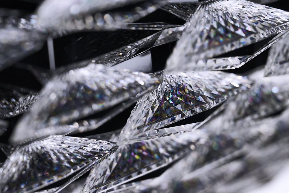 Bentley Torcal floating diamond grille design detail