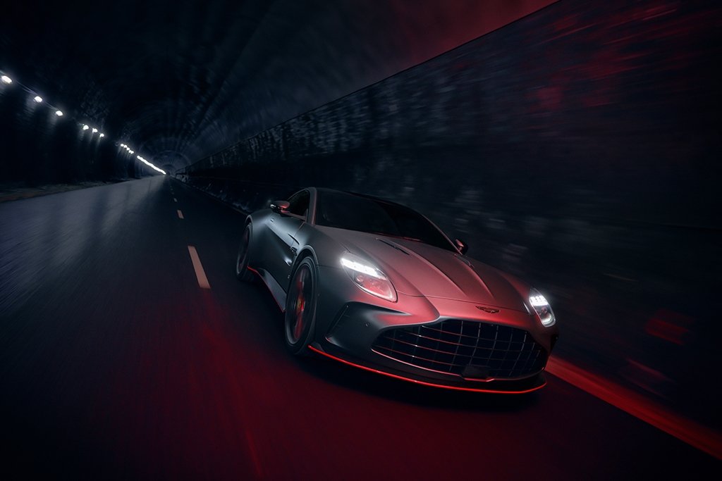 Aston Martin Vantage S sports car in Singapore