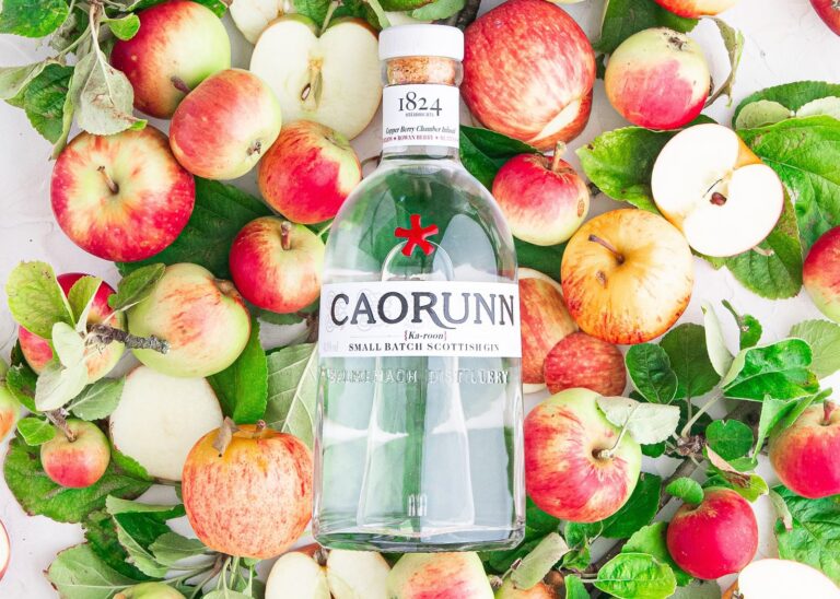 Caorunn Gin Taps Into Britain’s Return to Everyday Fun Caorunn Gin bottle served with a crisp gin and tonic in a relaxed home setting
