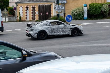 Alpine’s Latest A110 Prototype Hints at One More Track-Focused Send-Off Alpine A110 prototype testing in France with revised rear wing and aero details