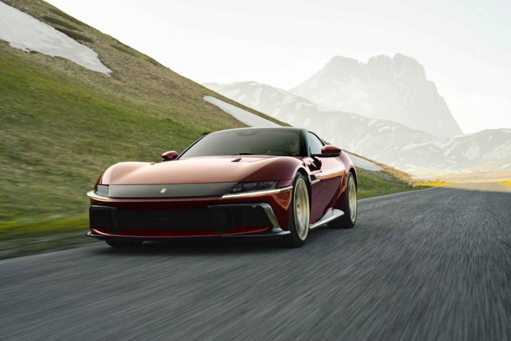 Ferrari 12Cilindri Manuale on a coastal road in Australia