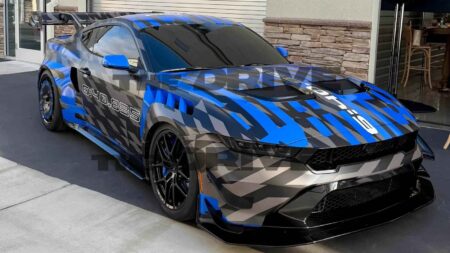 Ford Mustang GTD Competition record car on Michelin Pilot Sport Cup FR tyres