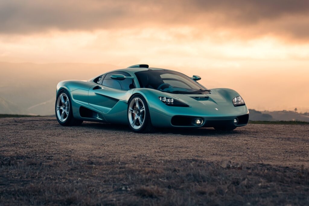 Three dramatic new hypercars displayed near the coast during Monterey Car Week