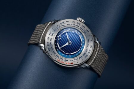 Ming 57.05 Comet Marks Nine Years With a Smarter Worldtimer Ming 57.05 Comet worldtimer watch with blue multilayered dial and stainless steel case