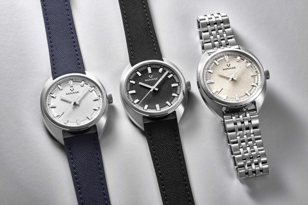 Minase Mastercraft J3 Brings the Japanese Brand Into a Sharper Entry-Level Space Minase Mastercraft J3 stainless steel watch with textured dial