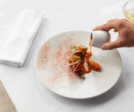 New Zealand’s Food Scene Steps Into Its Michelin Moment Seasonal fine dining dish in New Zealand with coastal and mountain landscape inspiration