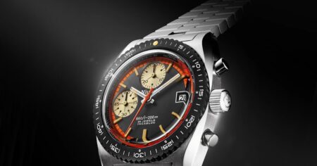 Nivada Grenchen Adds a 38mm Orange Dial to the Autochron Automatic Nivada Grenchen Autochron Automatic Orange 38mm watch with orange dial