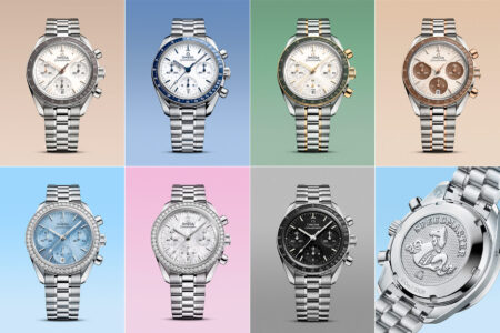 Omega Speedmaster 38 2026 chronograph with black dial and stainless steel bracelet