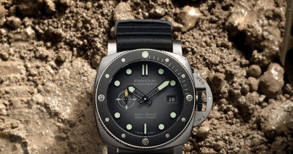 Panerai Adds the Submersible Navy SEALs PAM01738 to Its Tool Watch Lineup Panerai Submersible Navy SEALs PAM01738 watch
