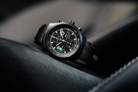 Porsche Design Marks the Nürburgring Centenary With a GT3-Only Chronograph 1 Porsche Design Chronograph 1 911 GT3 100 Jahre Nürburgring with black dial and titanium case