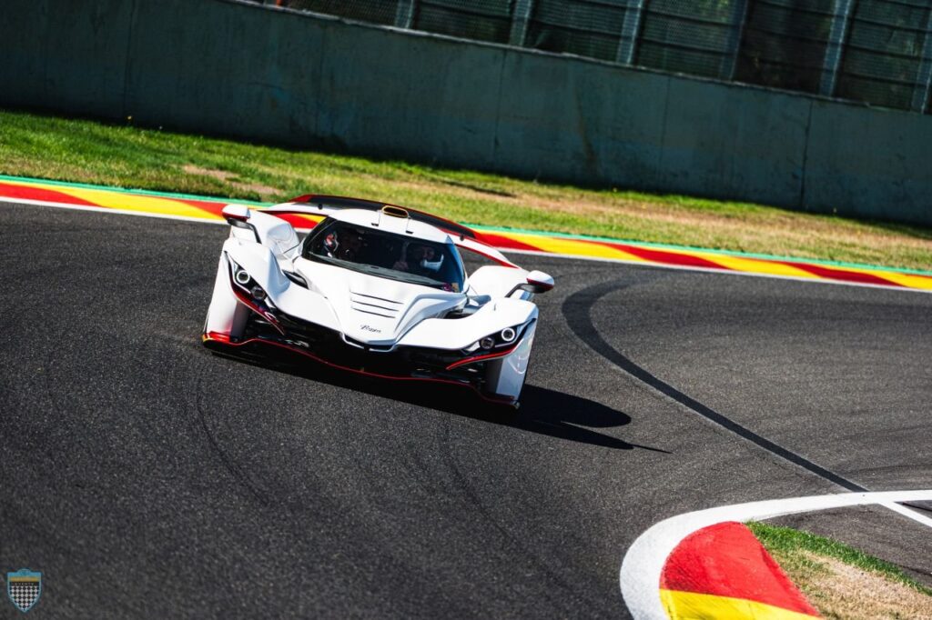Praga Bohema Beats Pagani’s Spa Benchmark on Road Tyres Praga Bohema hypercar on track at Spa-Francorchamps