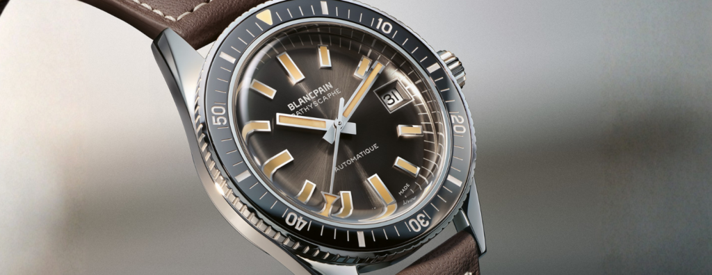 Blancpain Fifty Fathoms Bathyscaphe 70th Anniversary Limited Edition with meteor gray dial