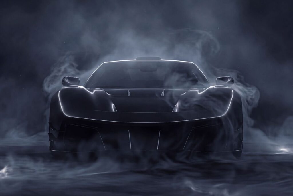 Rezvani Beast X Brings 1,560 HP to Monterey Car Week Rezvani Beast X hypercar front teaser with low nose, vents and carbon-fibre aero details