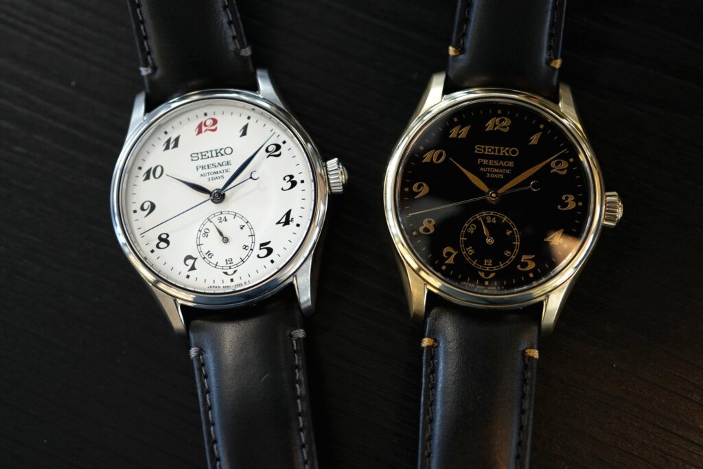 Seiko Presage Craftsmanship HCC005 and HCC006 Revive the Laurel in Enamel and Urushi Seiko Presage Craftsmanship HCC005 and HCC006 enamel and urushi lacquer watches inspired by the 1913 Laurel