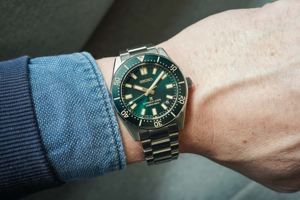 Seiko’s Green Prospex 1965 Heritage Diver HBC010 Is a Europe-Only 62MAS Tribute Seiko Prospex 1965 Heritage Diver HBC010 with dark green dial and gilt accents