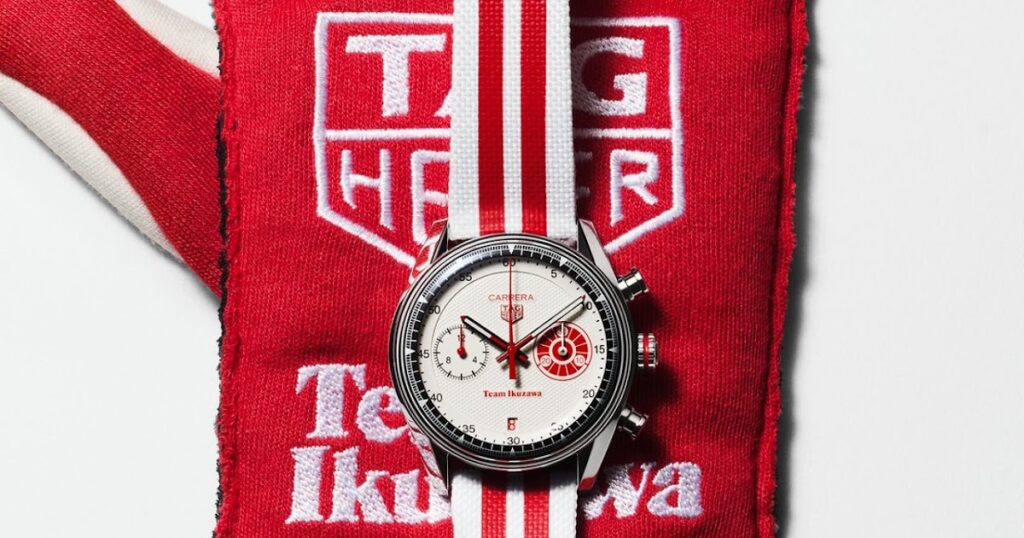 TAG Heuer’s Carrera Chronograph Channels Team Ikuzawa and the Roadmaster Stopwatch TAG Heuer Carrera Chronograph x Team Ikuzawa inspired by the Roadmaster Stopwatch