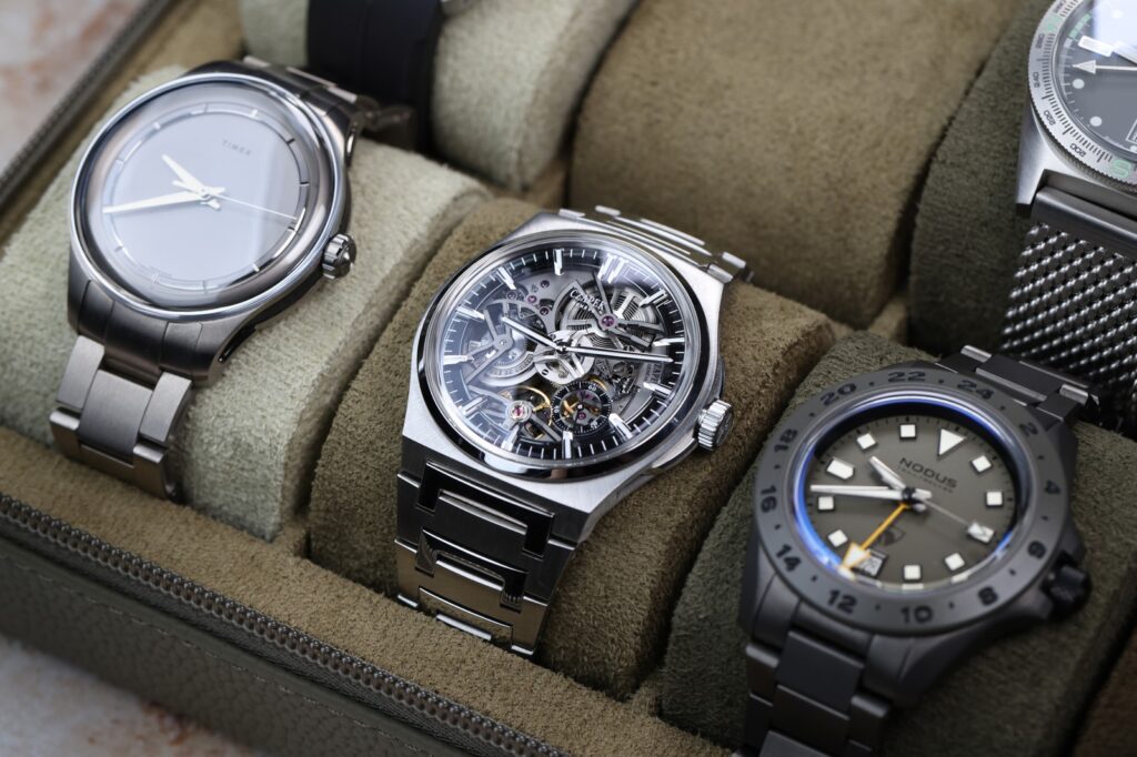 Steel Still Defines the Pre-Owned Watch Market Selection of luxury wristwatches in steel, titanium, ceramic and precious metal cases