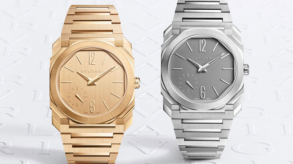 Bvlgari Octo Finissimo 37mm watch in titanium with integrated bracelet