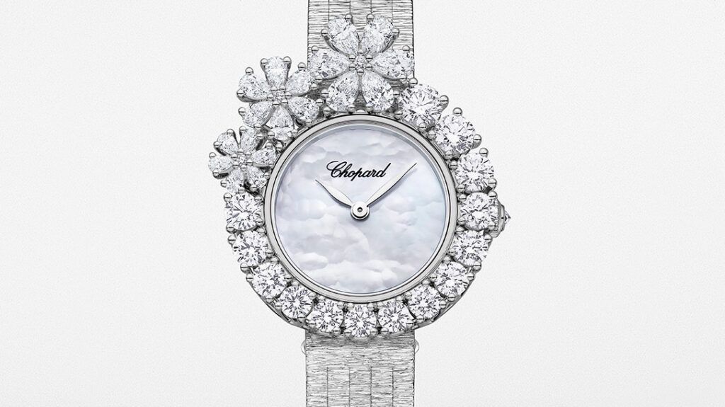 Chopard Expands L’Heure du Diamant With Four White Gold Jewellery Watches Chopard L’Heure du Diamant white gold jewellery watches with diamond-set details