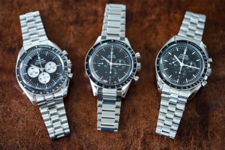 Frank’s Long Road to One Omega Speedmaster Omega Speedmaster Moonwatch chronograph on the wrist