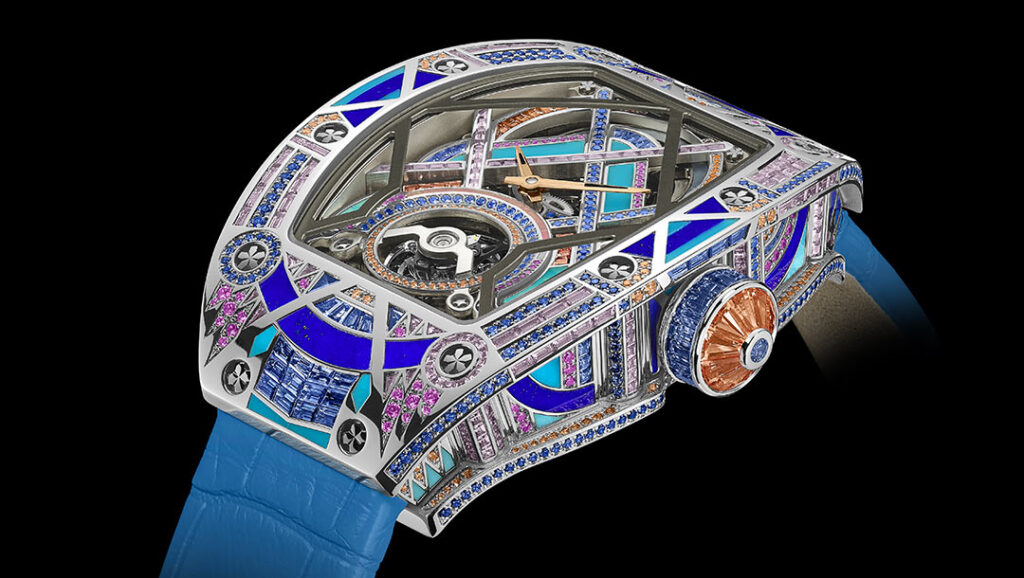 Richard Mille RM HJ-02 Brings High Jewellery Into the Watch Architecture Richard Mille RM HJ-02 high jewellery watch with a gem-set tonneau case
