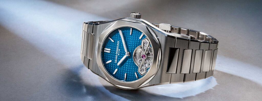 Girard-Perregaux Laureato Fifty Tourbillon Micro-Rotor 39mm stainless steel watch