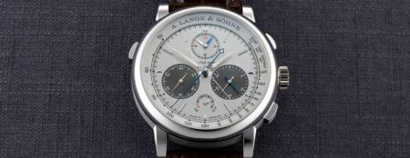 A. Lange & Söhne Puts the Triple Split in Platinum and Refines the 1815 Up/Down A. Lange & Söhne platinum Triple Split with panda-style dial and 1815 Up/Down 37.5mm editions