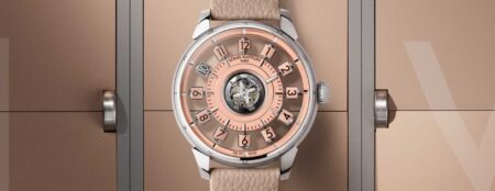 Louis Vuitton Gives the Tambour Spin Time a More Colourful Permanent Future Louis Vuitton Tambour Spin Time watches in green, blue, opal and salmon dial variations