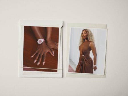 Audemars Piguet Royal Oak Selfwinding Chronograph Serena Williams Limited Edition in white ceramic with pink mother-of-pearl dial