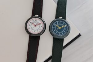 Louis Vuitton Monterey Ceramic watches in green and black