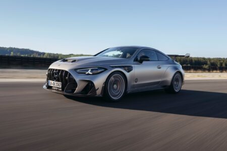 Mercedes-AMG CLE 646 Spezialanfertigung Brings the V8 Back With Purpose Mercedes-AMG CLE 646 Spezialanfertigung performance coupe with wide arches and carbon fibre details